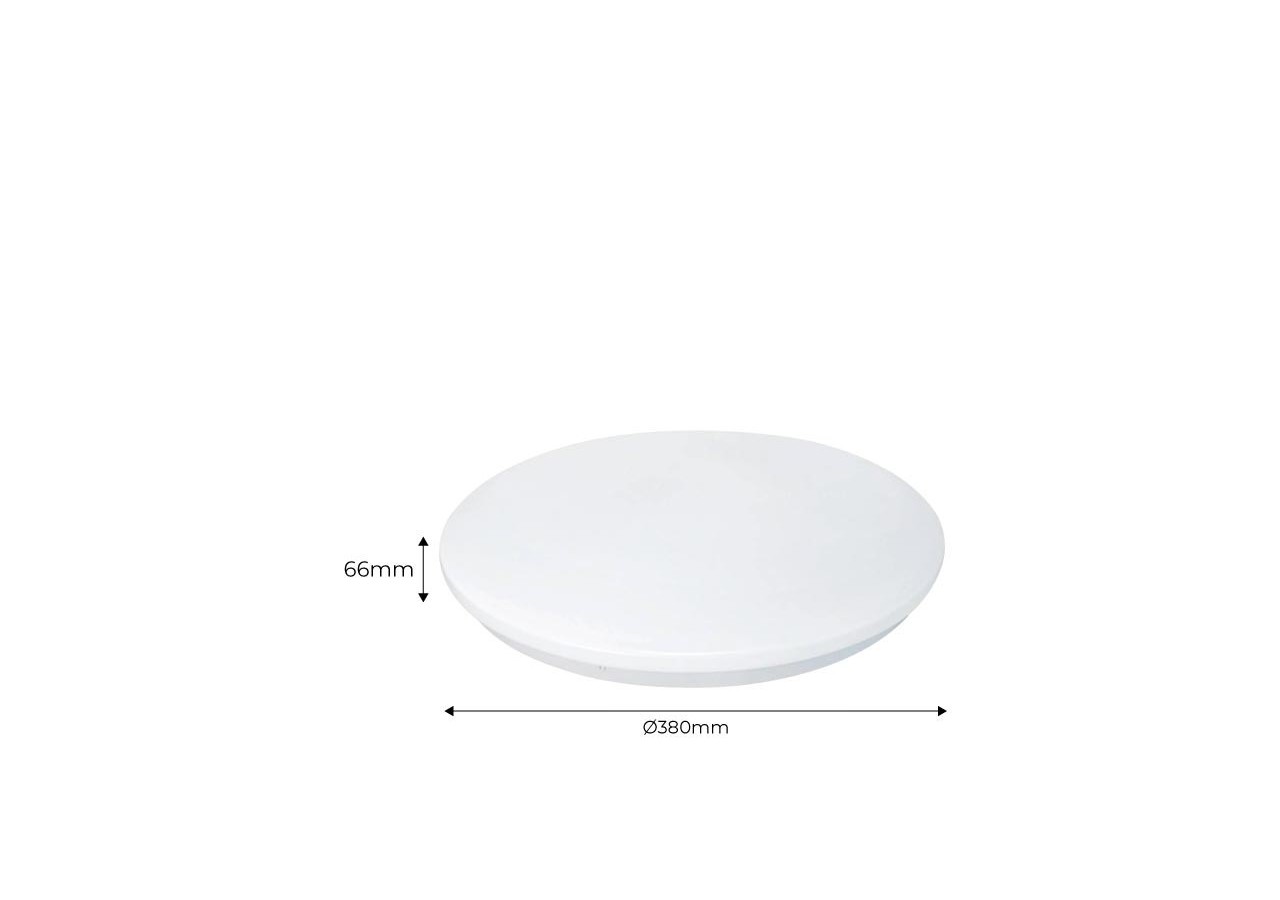 Plafonnier LED SMART-CCT WIFI en saillie 24W-IP20 - B1295-SMART - Barcelona LED