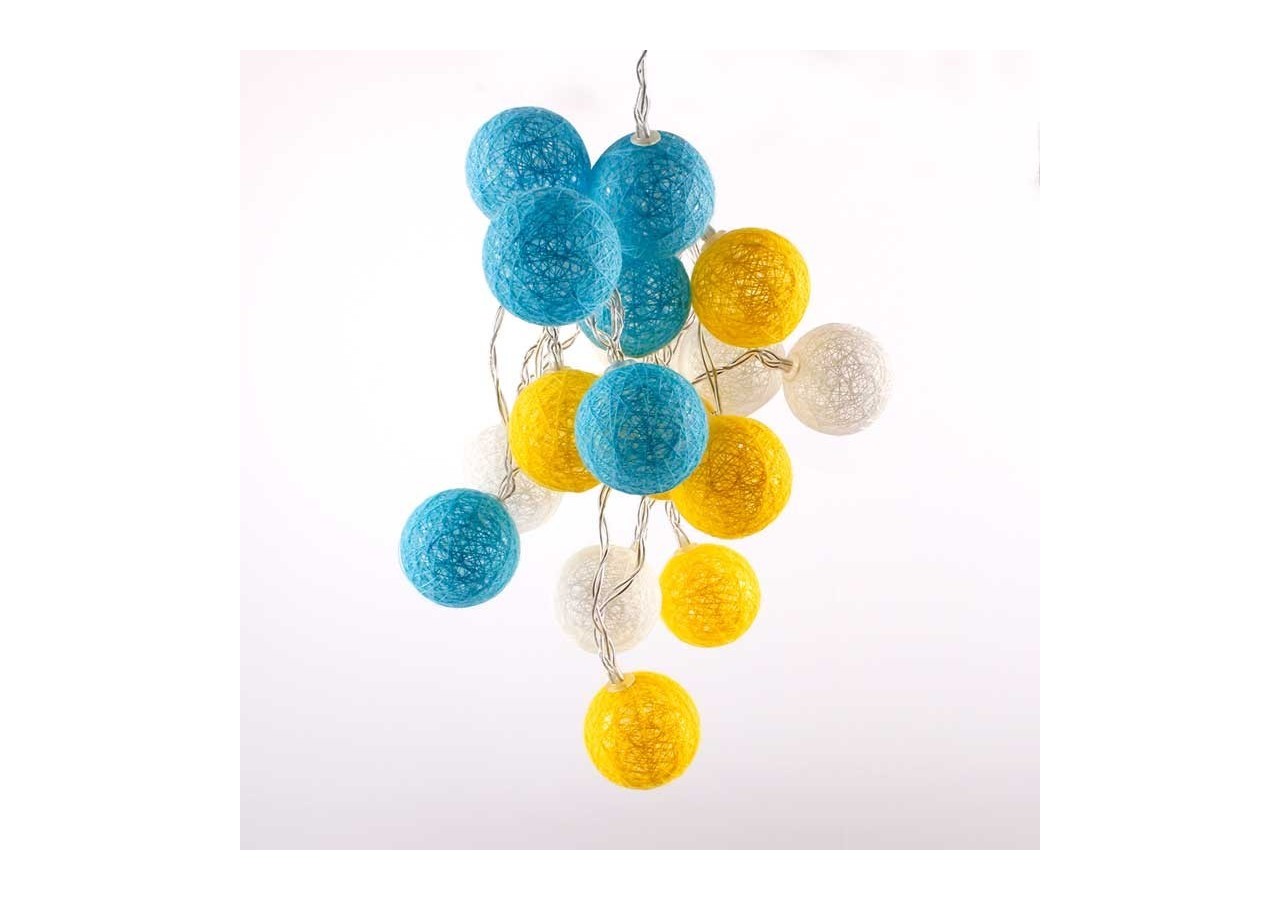 Guirlande boule lumineuse 3mètres IP44 Prise USB - B2044-WBY - Barcelona LED