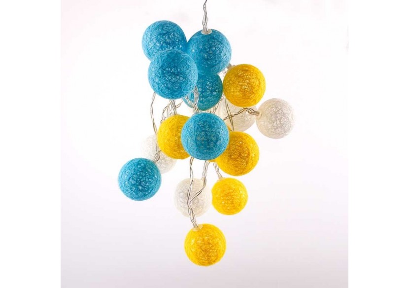 Guirlande boule lumineuse 3mètres IP44 Prise USB - B2044-WBY - Barcelona LED Guirlande boule lumineuse 3mètres IP44 Prise USB - B2044-WBY - Barcelona LED