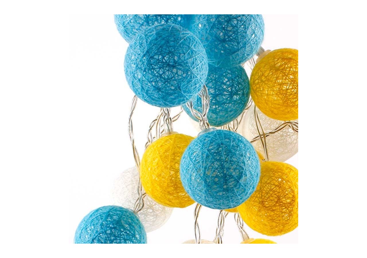 Guirlande boule lumineuse 3mètres IP44 Prise USB - B2044-WBY - Barcelona LED