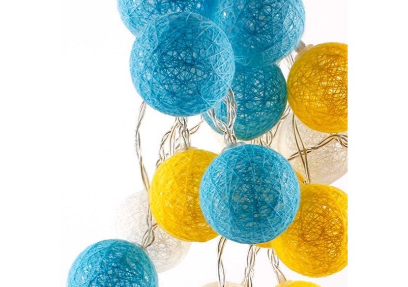 Guirlande boule lumineuse 3mètres IP44 Prise USB - B2044-WBY - Barcelona LED Guirlande boule lumineuse 3mètres IP44 Prise USB - B2044-WBY - Barcelona LED