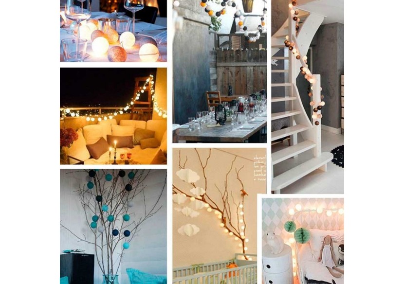 Guirlande boule lumineuse 3mètres IP44 Prise USB - B2044-WBY - Barcelona LED Guirlande boule lumineuse 3mètres IP44 Prise USB - B2044-WBY - Barcelona LED