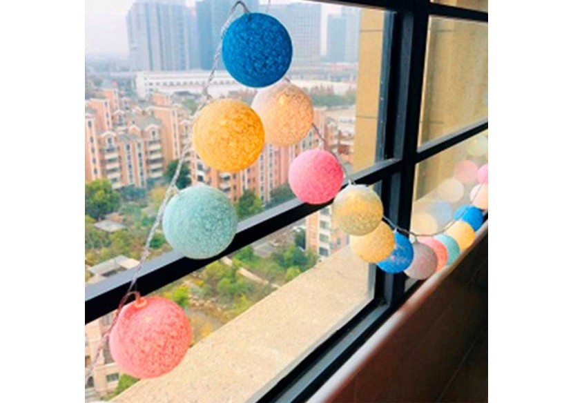 Guirlande boule lumineuse 3mètres IP44 Prise USB - B2044-WBY - Barcelona LED Guirlande boule lumineuse 3mètres IP44 Prise USB - B2044-WBY - Barcelona LED