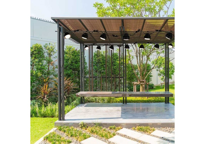 Guirlande décorative extérieur LED 6m avec 6 lumières de 8W - B2037-N-BC - Barcelona LED Guirlande décorative extérieur LED 6m avec 6 lumières de 8W - B2037-N-BC - Barcelona LED