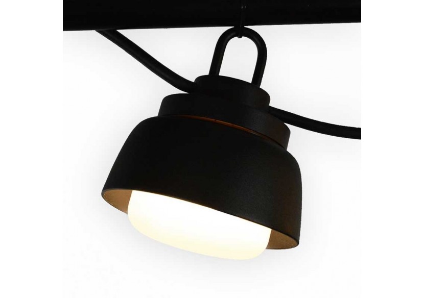 Guirlande décorative extérieur LED 6m avec 6 lumières de 8W - B2037-N-BC - Barcelona LED Guirlande décorative extérieur LED 6m avec 6 lumières de 8W - B2037-N-BC - Barcelona LED