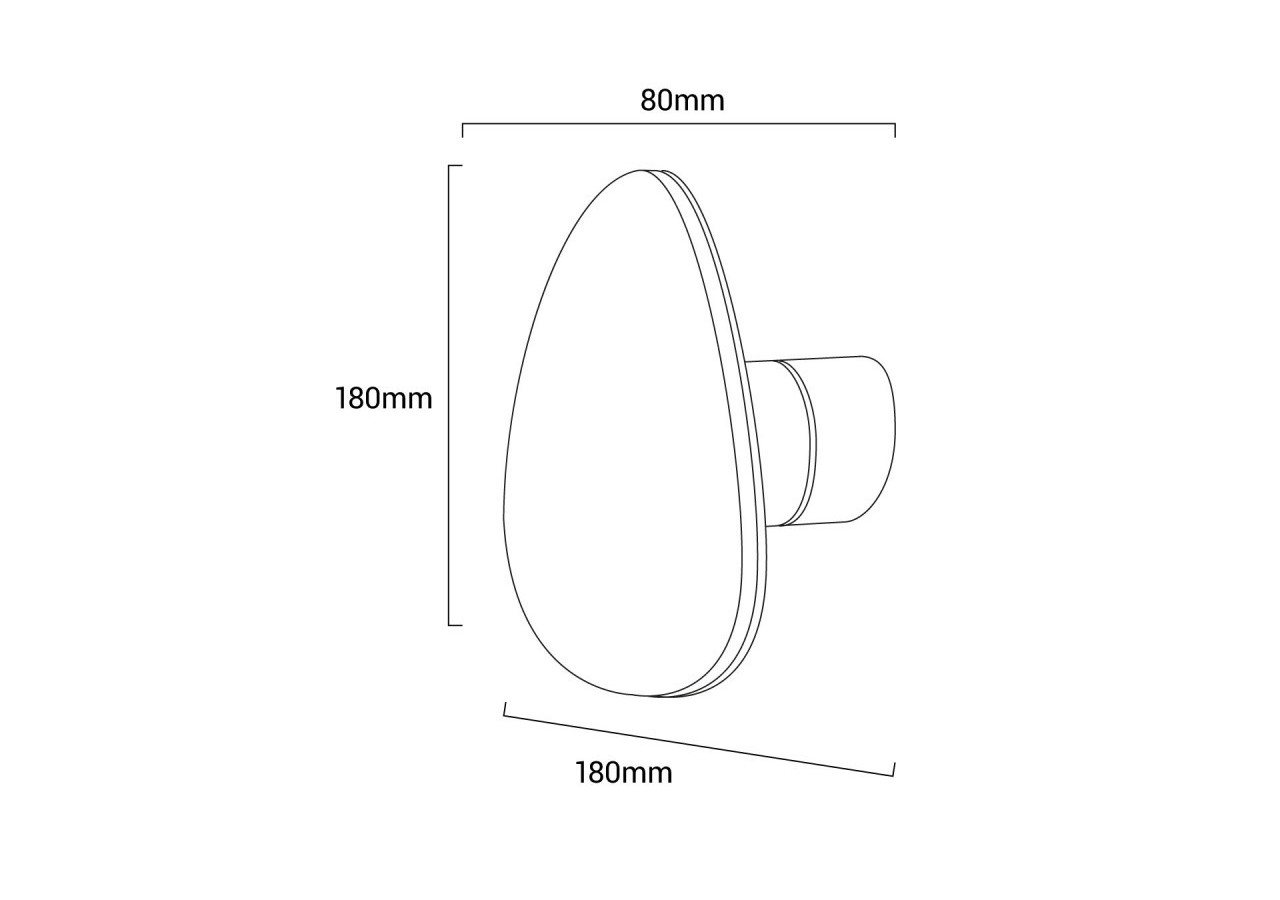 Applique LED "Eclipse 2" 10W - L5038 - Barcelona LED