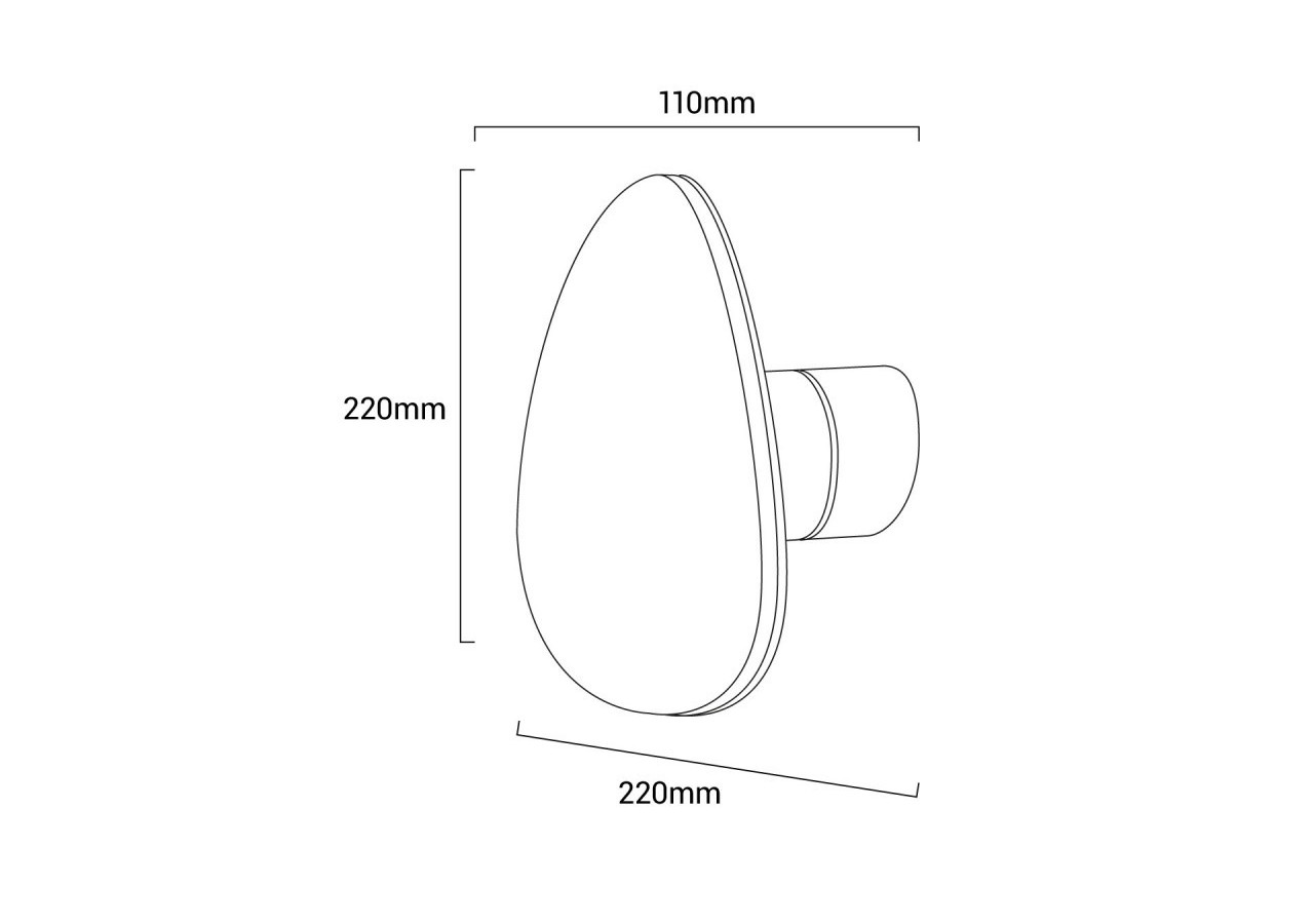 Applique LED "Eclipse 2" 12W - L5039 - Barcelona LED