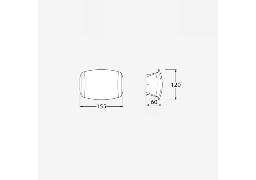 Applique murale "Abram 150" 3,2W R7S CCT IP55 - AB1.000.000.AXJ1K - Barcelona LED Applique murale "Abram 150" 3,2W R7S CCT IP55 - AB1.000.000.AXJ1K - Barcelona LED