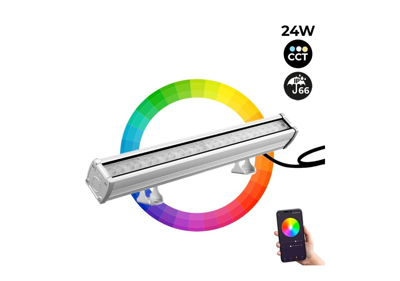 Rampe LED RGB+CCT 24W Contrôle RF/WiFi | Mi Light - RL3-24 - Barcelona LED