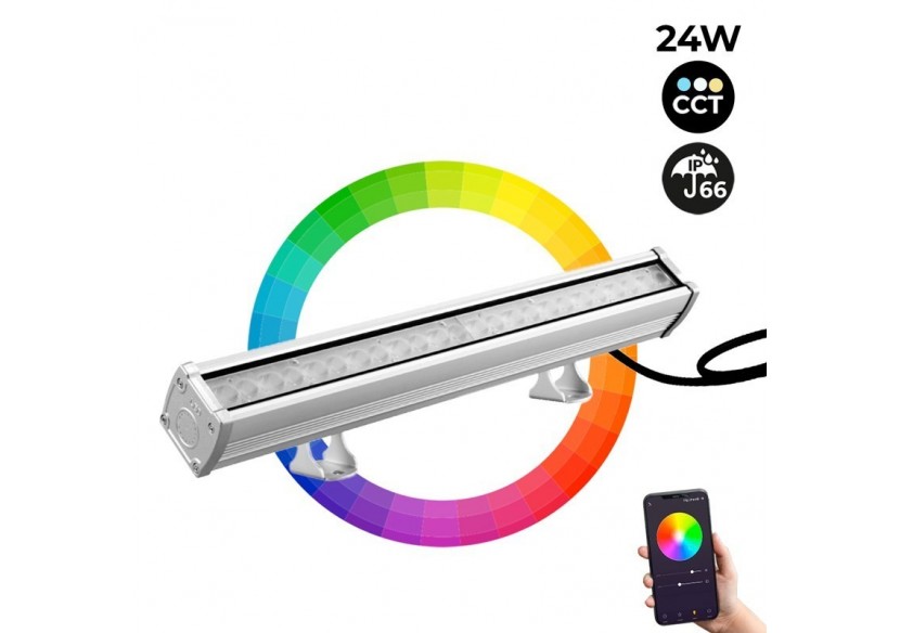 Rampe LED RGB+CCT 24W Contrôle RF/WiFi | Mi Light - RL3-24 - Barcelona LED Rampe LED RGB+CCT 24W Contrôle RF/WiFi | Mi Light - RL3-24 - Barcelona LED