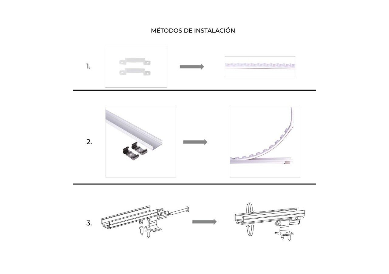 Lèche-mur LED flexible monochrome 24V DC-5m-2700K-IP67 - B1939-270 - Barcelona LED