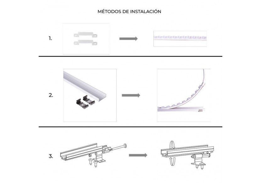 Lèche-mur LED flexible monochrome 24V DC-5m-2700K-IP67 - B1939-270 - Barcelona LED Lèche-mur LED flexible monochrome 24V DC-5m-2700K-IP67 - B1939-270 - Barcelona LED