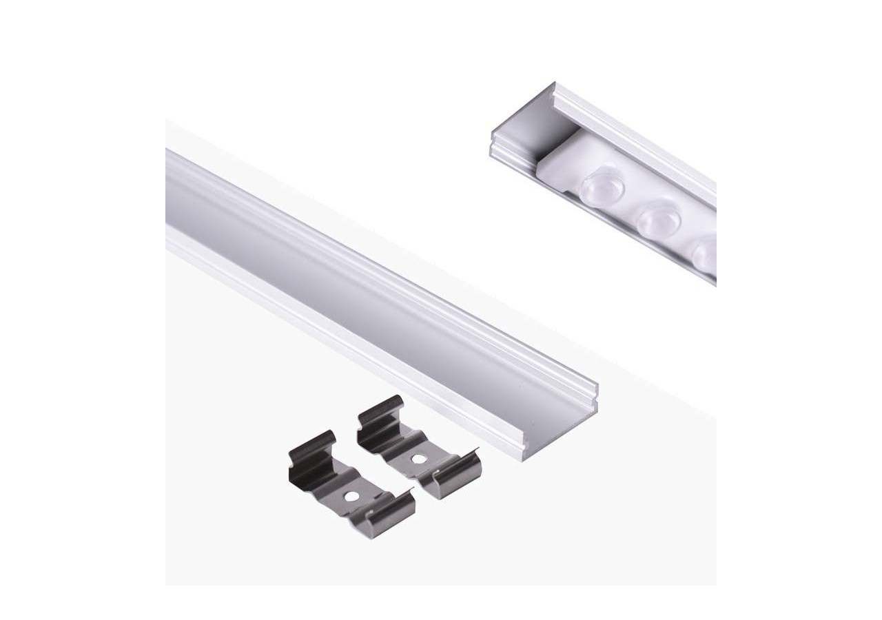 Profilé en aluminium type lèche-mur flexible - K1939-PERF - Barcelona LED