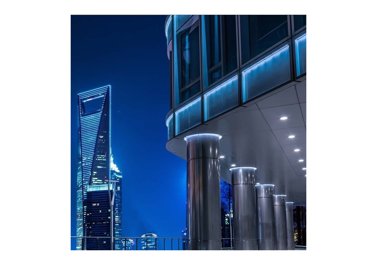 Profilé en aluminium type lèche-mur flexible - K1939-PERF - Barcelona LED