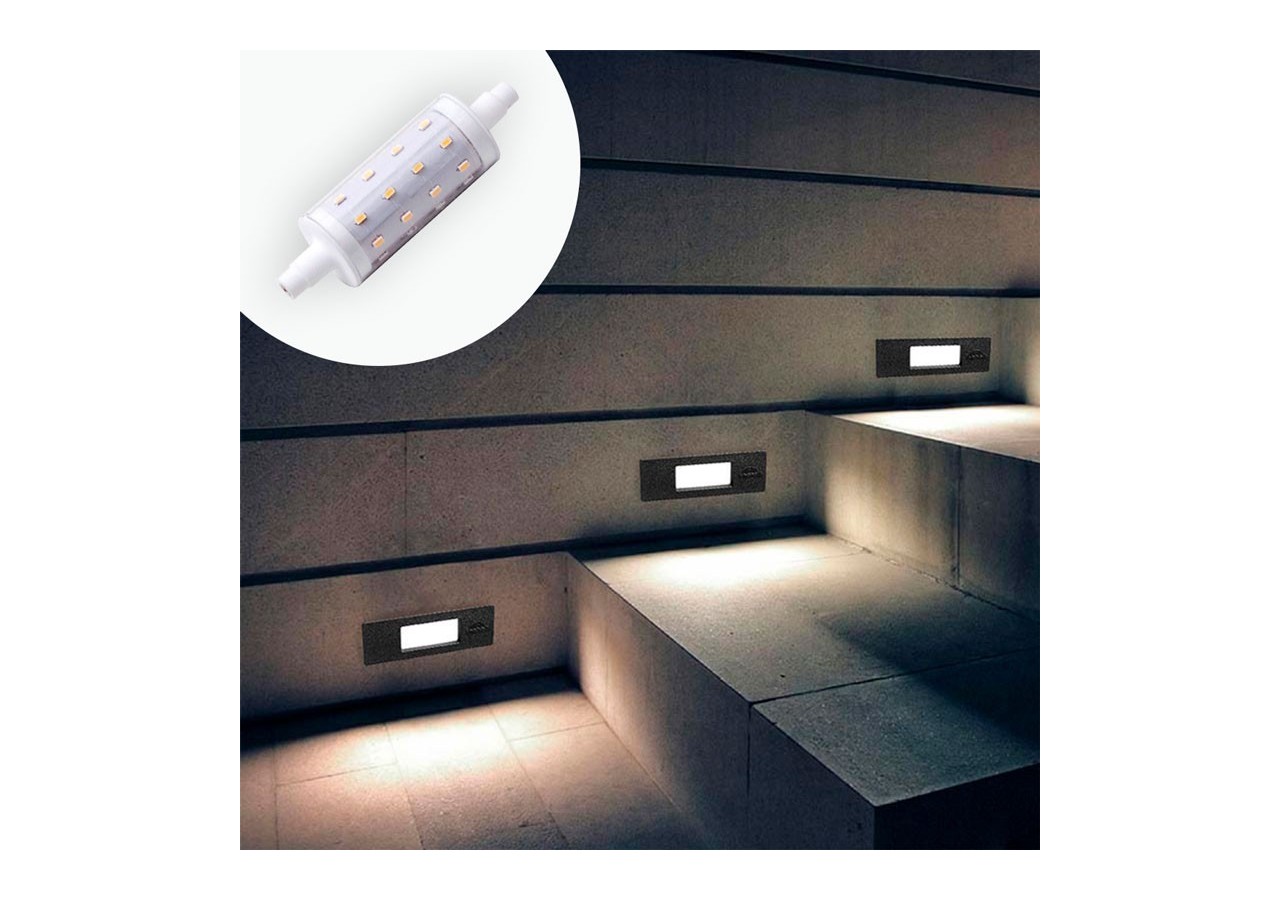 Ampoule LED R7S 78mm 4W Fumagalli - H7.LED.R7S.4K - Barcelona LED