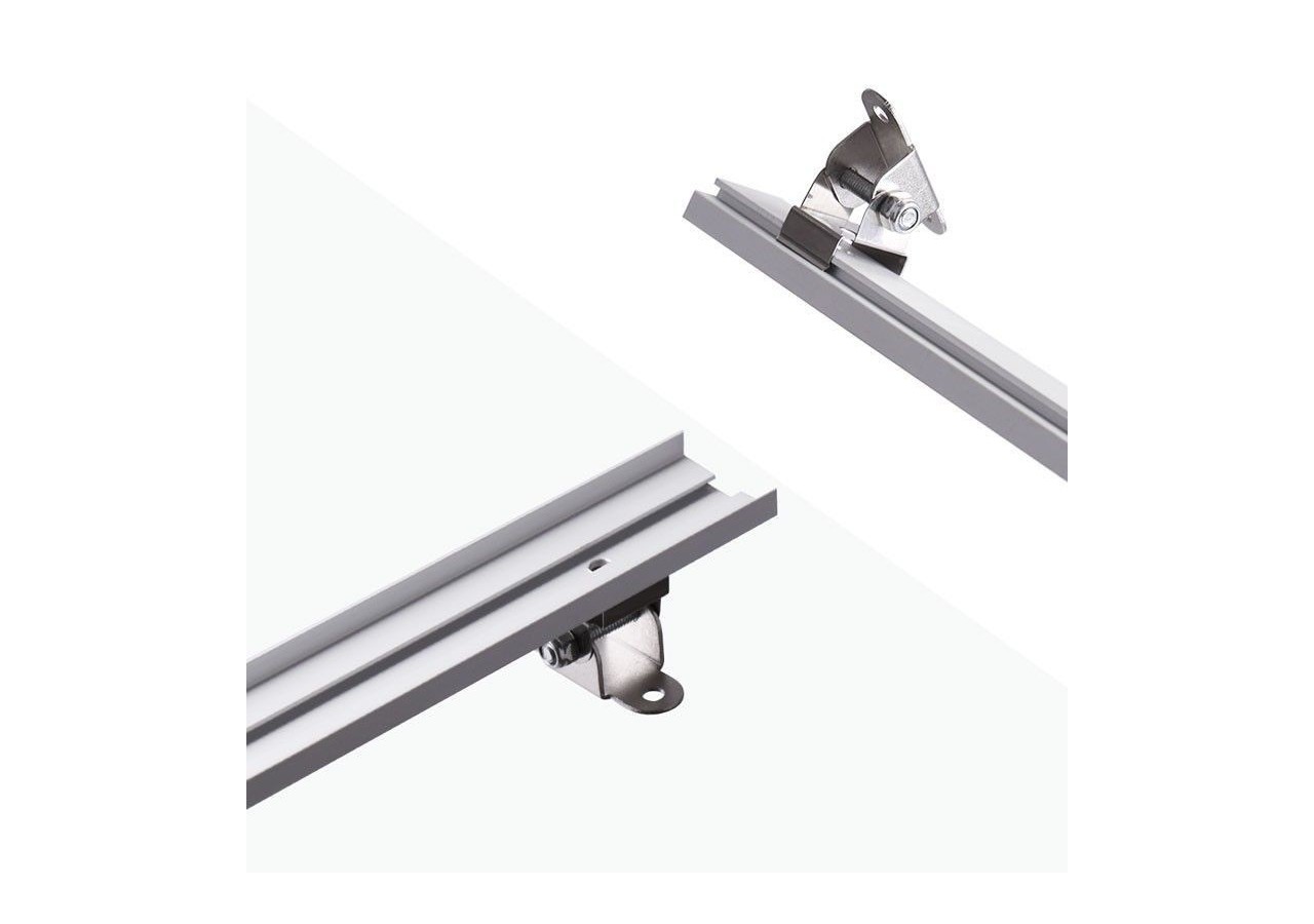 Profilé orientable en aluminium pour lèche-mur LED flexible-1 mètre - K1939-PERFBASC - Barcelona LED