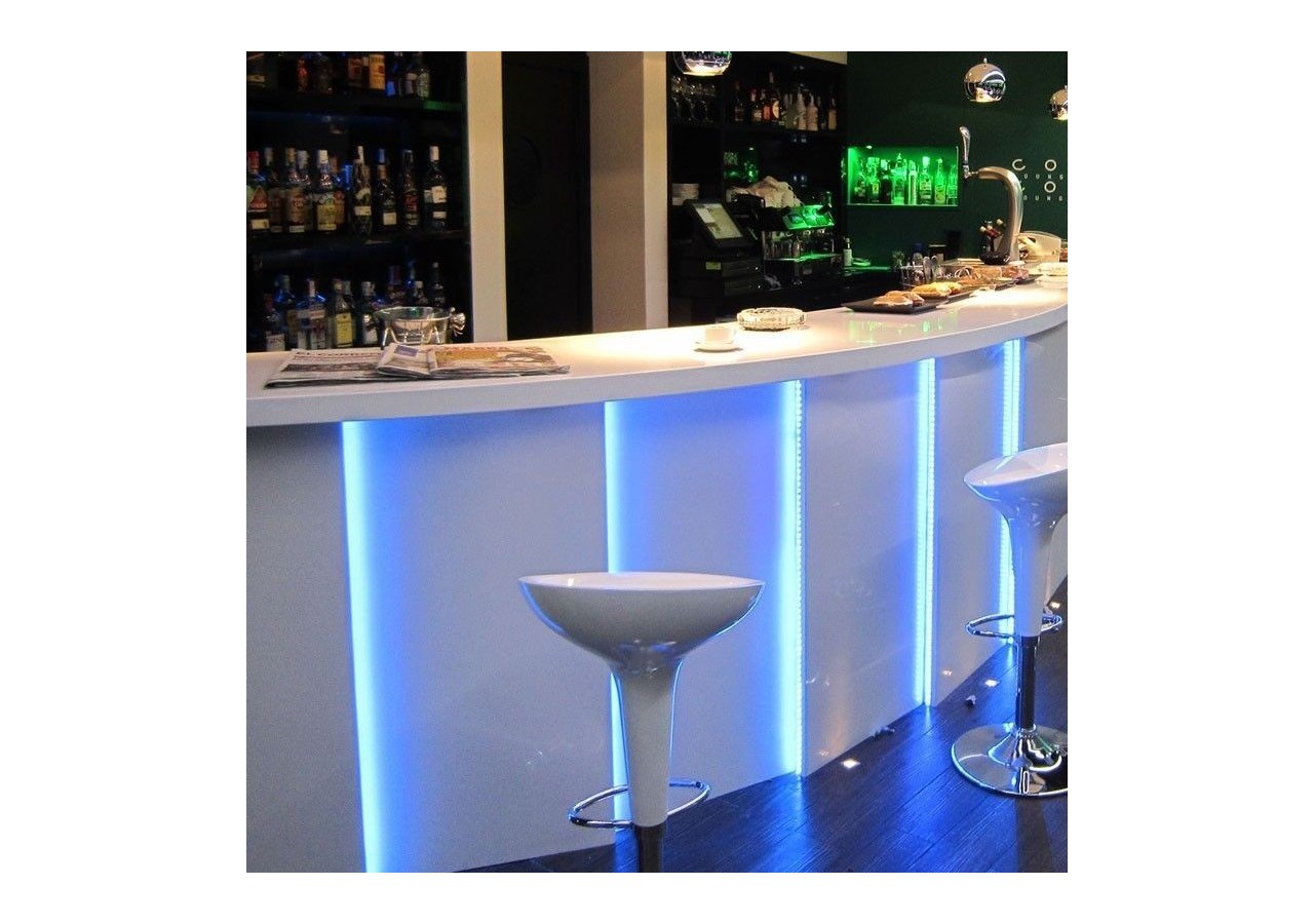 Profilé orientable en aluminium pour lèche-mur LED flexible-1 mètre - K1939-PERFBASC - Barcelona LED