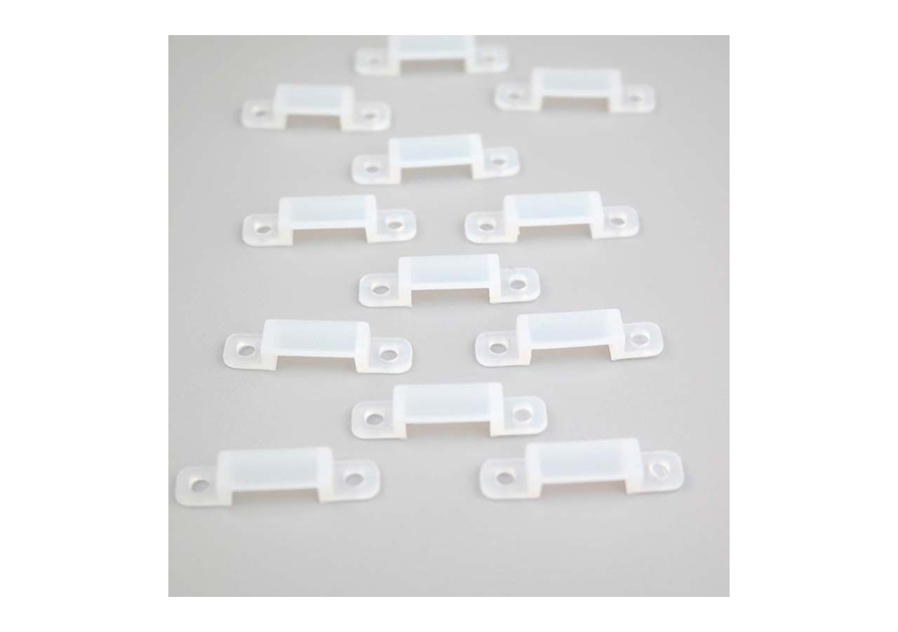 Clip en silicone pour Lèche-mur flexible - B1939-G - Barcelona LED