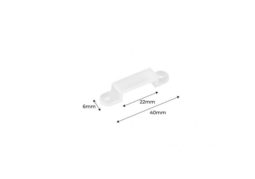 Clip en silicone pour Lèche-mur flexible - B1939-G - Barcelona LED Clip en silicone pour Lèche-mur flexible - B1939-G - Barcelona LED