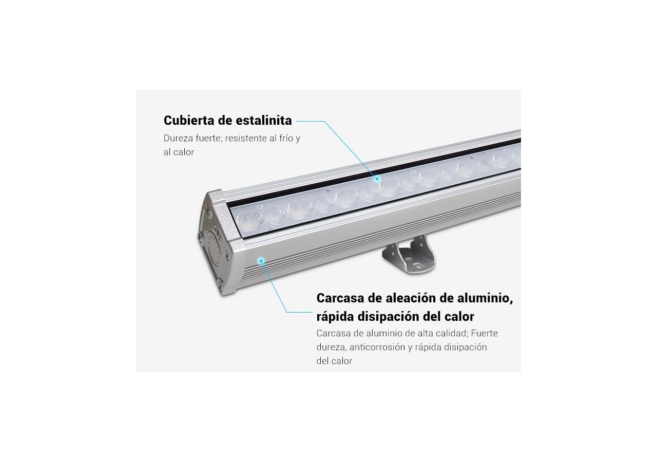 Rampe LED RGB + CCT 48W contrôle RF/WiFi | Mi Light - RL2-48 - Barcelona LED
