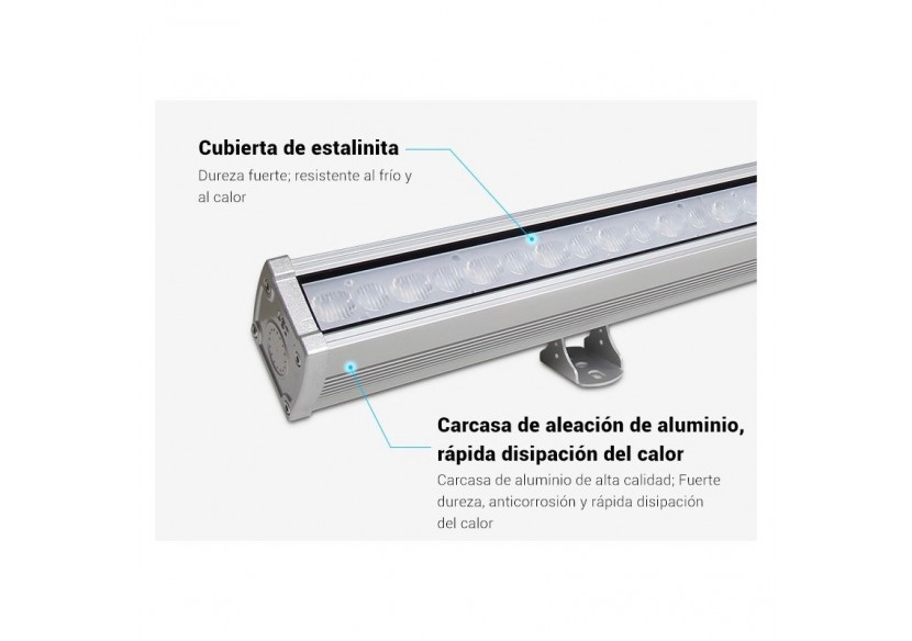 Rampe LED RGB + CCT 48W contrôle RF/WiFi | Mi Light - RL2-48 - Barcelona LED Rampe LED RGB + CCT 48W contrôle RF/WiFi | Mi Light - RL2-48 - Barcelona LED