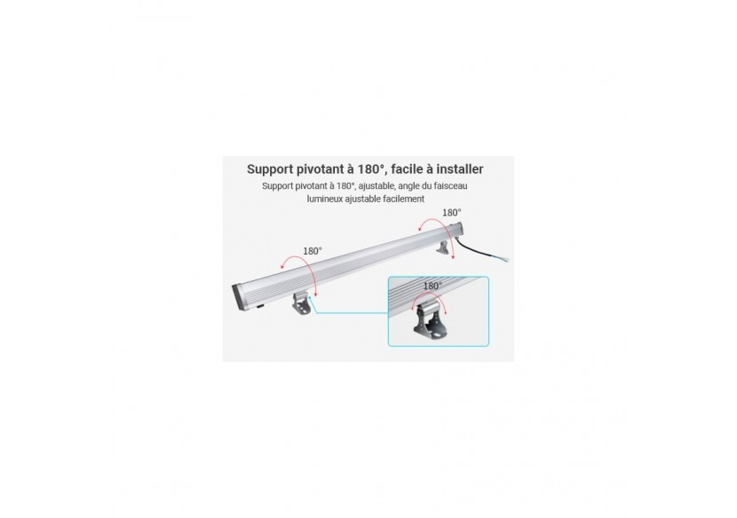 Rampe LED RGB + CCT 24W contrôle RF/WiFi | Mi Light - RL1-24 - Barcelona LED Rampe LED RGB + CCT 24W contrôle RF/WiFi | Mi Light - RL1-24 - Barcelona LED