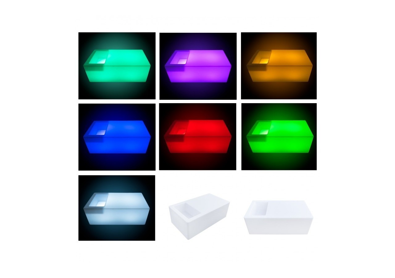 Table lumineuse LED RGBW rechargeable avec refroidisseur-24W-IP67 - MU5007 - Barcelona LED