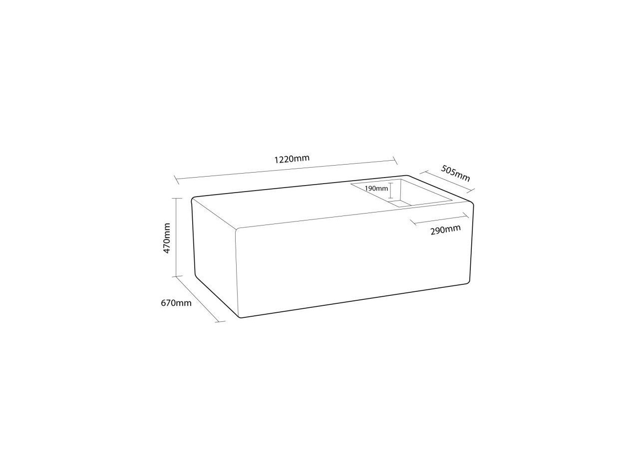 Table lumineuse LED RGBW rechargeable avec refroidisseur-24W-IP67 - MU5007 - Barcelona LED