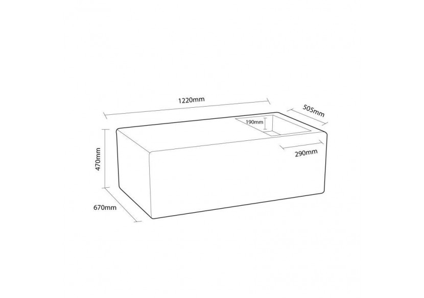 Table lumineuse LED RGBW rechargeable avec refroidisseur-24W-IP67 - MU5007 - Barcelona LED