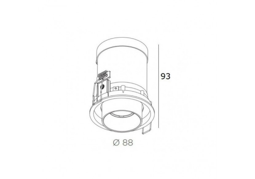 Spot LED encastrable orientable-7W - B859-N-270 - Barcelona LED