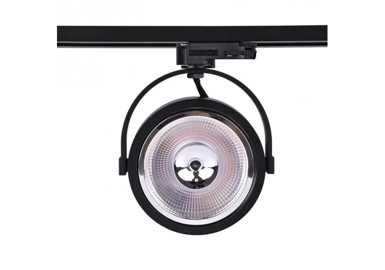 Support spot sur rail triphasé ampoule AR111 GU10 - B00581-N - Barcelona LED