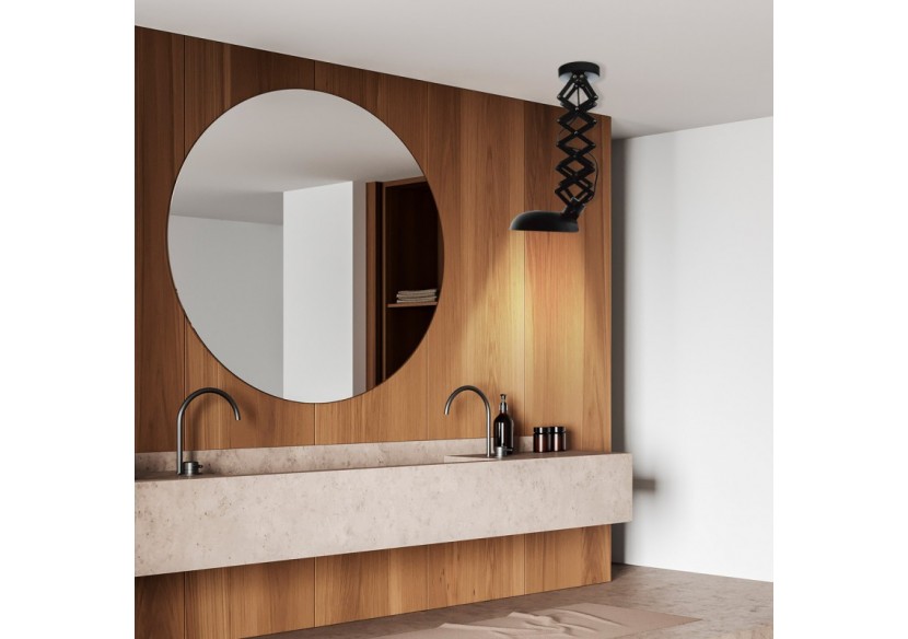 Plafonnier vintage industriel avec bras ciseaux "Sherlock" - L3034-N - Barcelona LED