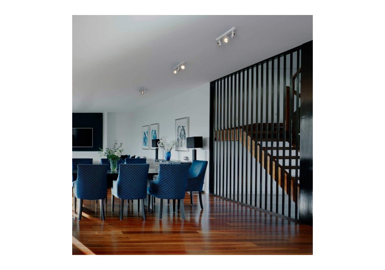 Plafonnier "IRIS-3 " 3x AR111 GU10 - L303-B - Barcelona LED