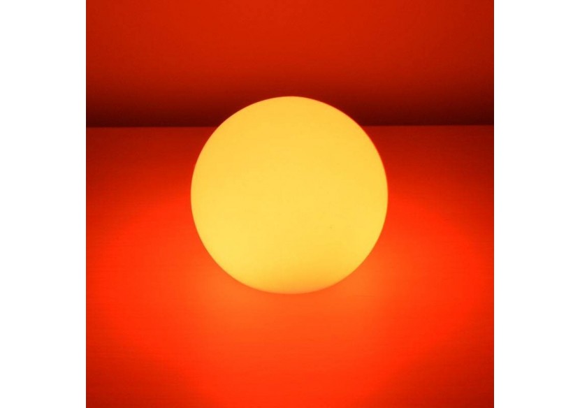 Boule lumineuse LED RGBW 12cm rechargeable extérieur - MU2001 - Barcelona LED