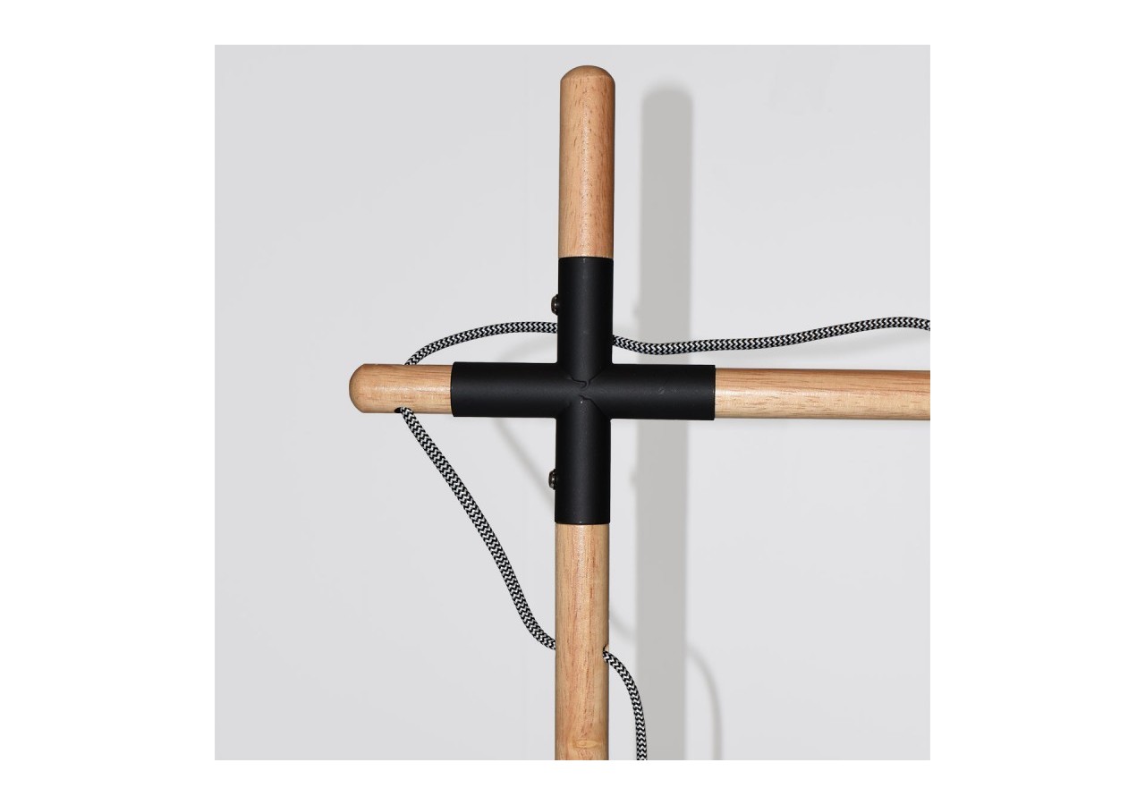 Lampe de table en bois naturel "NATURAL WOOD" - LM120-N - Barcelona LED