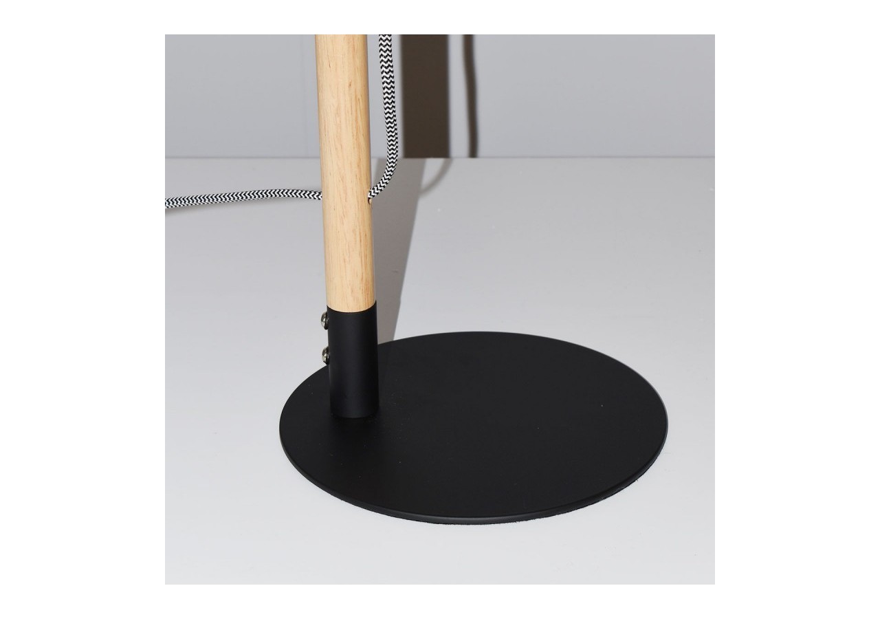 Lampe de table en bois naturel "NATURAL WOOD" - LM120-N - Barcelona LED