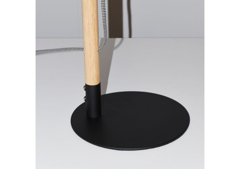 Lampe de table en bois naturel "NATURAL WOOD" - LM120-N - Barcelona LED