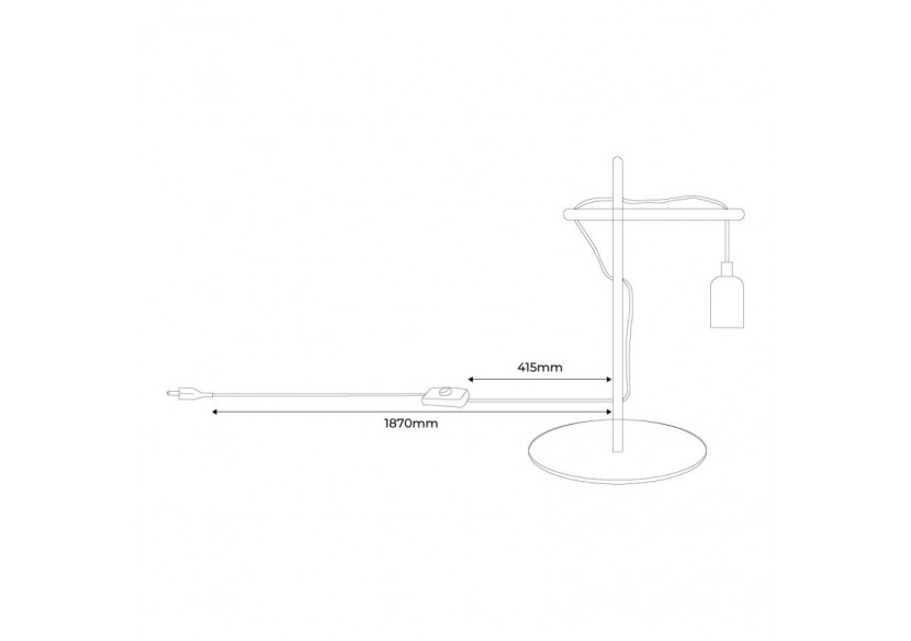 Lampe de table en bois naturel "NATURAL WOOD" - LM120-N - Barcelona LED