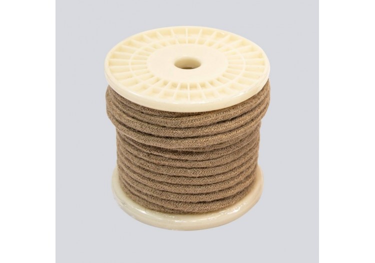 Câble électrique tissu 1 Lin-Vendu au mètre - LN001-LI - Barcelona LED