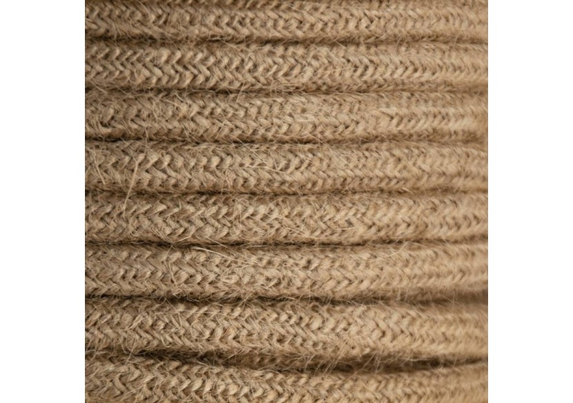 Câble électrique tissu 1 Lin-Vendu au mètre - LN001-LI - Barcelona LED