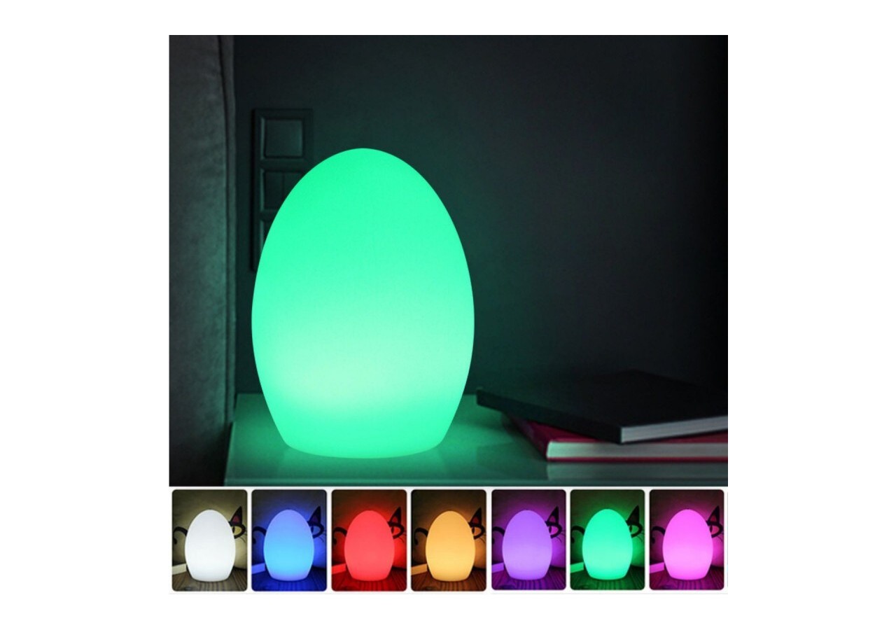 Lampe de table d'extérieur RGBW 1,5W-Rechargeable-Résine blanche-IP65 - MU2004 - Barcelona LED