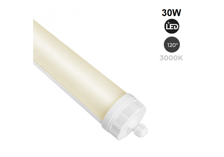 Réglette LED étanche tubulaire 30W IP68 120cm pour fermes - B8490-120BC - Barcelona LED 2