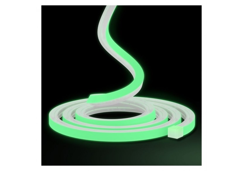 Néon LED flexible 24V DC-10X10mm-5m-IP67-14W/m-À courbure verticale - B3370-VE - Barcelona LED