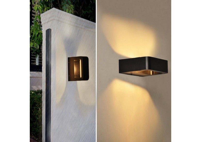 Applique LED murale "Kurrt" 7W IP65 - LN1513-N-BC - Barcelona LED