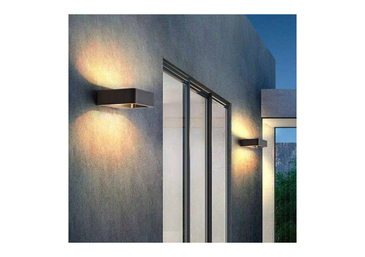 Applique LED murale "Kurrt" 7W IP65 - LN1513-N-BC - Barcelona LED