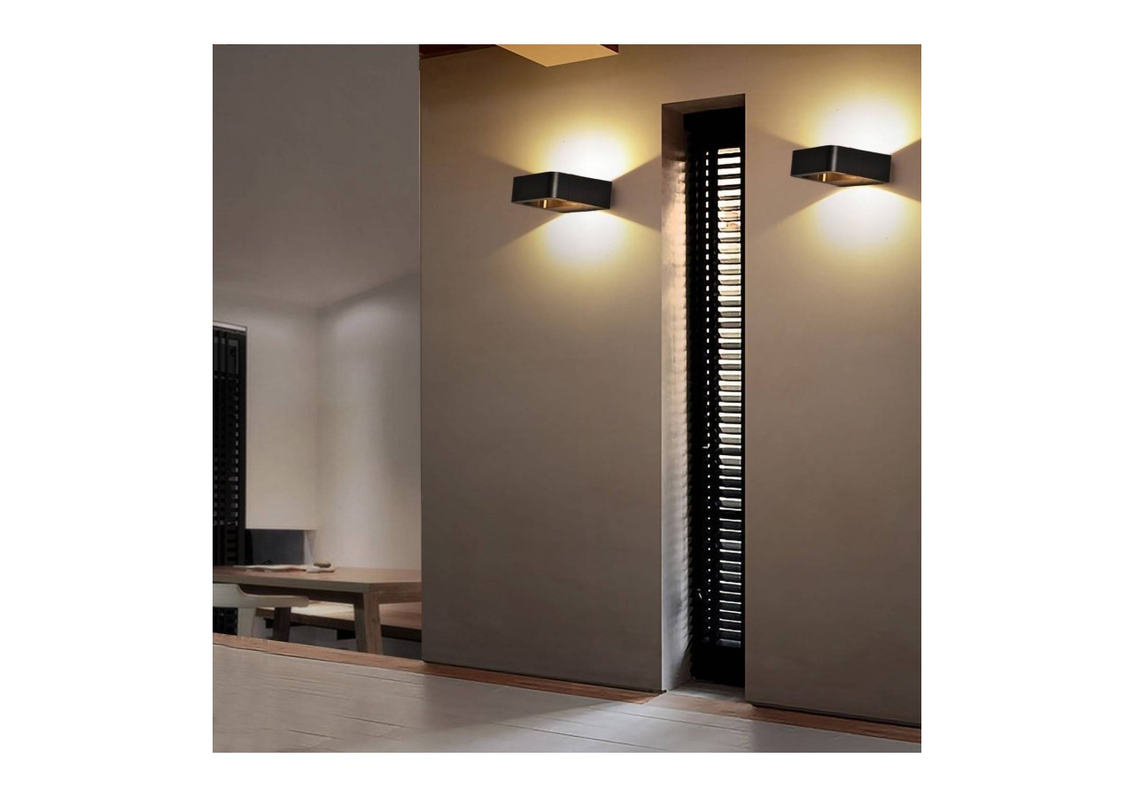 Applique LED murale "Kurrt" 7W IP65 - LN1513-N-BC - Barcelona LED