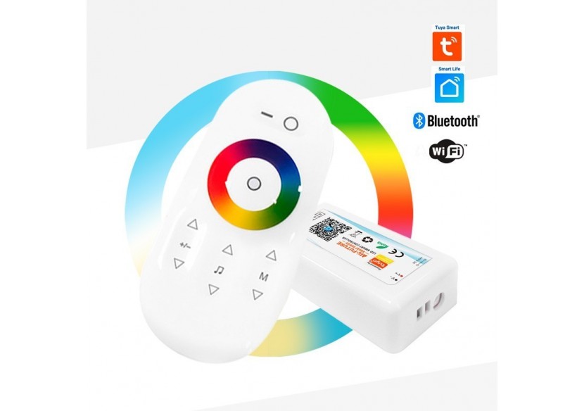 Contrôleur LED WiFi RGBW 9/24V 5 canaux 15A SMARTHOME - B1644-3-RGBW - Barcelona LED