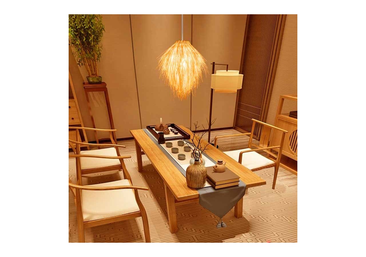 Suspension en Osier "Tina" E27 - LM151 - Barcelona LED