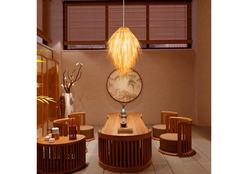 Suspension en Osier "Tina" E27 - LM151 - Barcelona LED