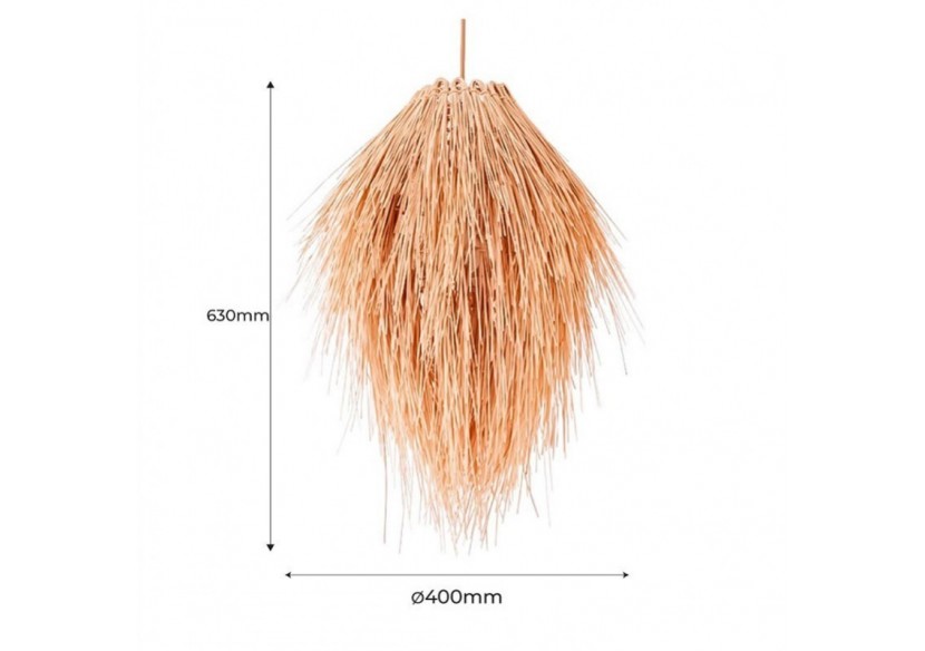 Suspension en Osier "Tina" E27 - LM151 - Barcelona LED